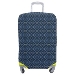 Blue Diamonds Motif Fancy Pattern Design Luggage Cover (medium)