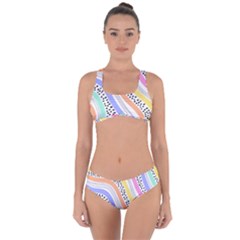 Background Abstract Wallpaper Criss Cross Bikini Set by Ravend