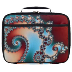 Fractal Spiral Art Math Abstract Full Print Lunch Bag by Ravend