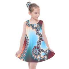 Fractal Spiral Art Math Abstract Kids  Summer Dress by Ravend