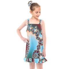 Fractal Spiral Art Math Abstract Kids  Overall Dress by Ravend