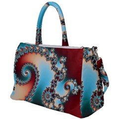 Fractal Spiral Art Math Abstract Duffel Travel Bag by Ravend