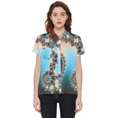 Fractal Spiral Art Math Abstract Short Sleeve Pocket Shirt by Ravend