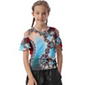 Fractal Spiral Art Math Abstract Kids  Butterfly Cutout Tee View1