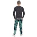 Green Nature Bohemian Painting Leaves Foliage Men s Jogger Sweatpants View2