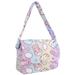 Pusheen Carebears Bears Cat Colorful Cute Pastel Pattern Courier Bag by Sapixe