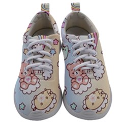 Pusheen Carebears Bears Cat Colorful Cute Pastel Pattern Mens Athletic Shoes by Sapixe