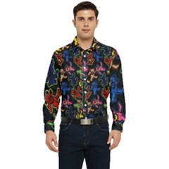 Bears Colors Dead Head Deadhead Grateful Dead Men s Long Sleeve  Shirt by Sapixe