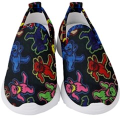 Bears Colors Dead Head Deadhead Grateful Dead Kids  Slip On Sneakers by Sapixe