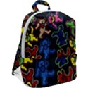 Bears Colors Dead Head Deadhead Grateful Dead Zip Up Backpack View2