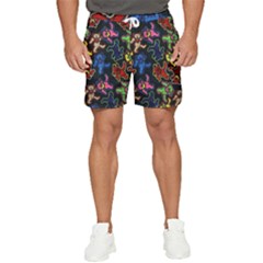 Bears Colors Dead Head Deadhead Grateful Dead Men s Runner Shorts by Sapixe