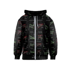 Chart Pattern Kids  Zipper Hoodie