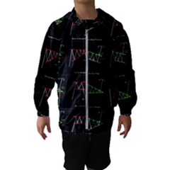 Chart Pattern Kids  Hooded Windbreaker