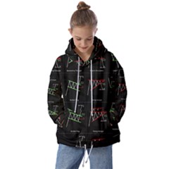 Chart Pattern Kids  Oversized Hoodie