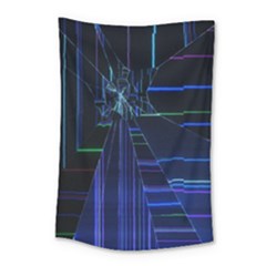 Screen Glitch Broken  Crack  Fracture  Glass Pattern Small Tapestry