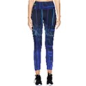 Screen Glitch Broken  Crack  Fracture  Glass Pattern Pocket Leggings  View1