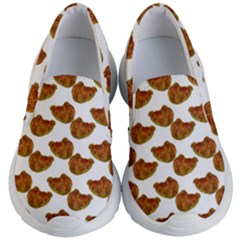 Biscuits Photo Motif Pattern Kids Lightweight Slip Ons by dflcprintsclothing