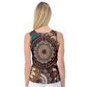 Bohemian Flair In Blue And Earthtones Women s Basketball Tank Top View2