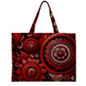 Bohemian Vibes In Vibrant Red Zipper Mini Tote Bag View2