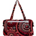 Bohemian Vibes In Vibrant Red Multi Function Bag View2