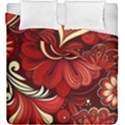 Bohemian Flower Drop Duvet Cover Double Side (King Size) View1