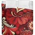 Bohemian Flower Drop Duvet Cover Double Side (King Size) View2