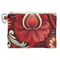 Bohemian Flower Drop Canvas Cosmetic Bag (XL) View1