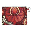 Bohemian Flower Drop Canvas Cosmetic Bag (XL) View2