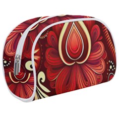 Bohemian Flower Drop Make Up Case (medium) by HWDesign