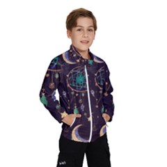 Bohemian  Stars, Moons, And Dreamcatchers Kids  Windbreaker