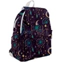 Bohemian  stars, moons, and dreamcatchers Top Flap Backpack View2