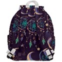 Bohemian  stars, moons, and dreamcatchers Top Flap Backpack View3