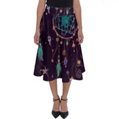 Bohemian  Stars, Moons, And Dreamcatchers Perfect Length Midi Skirt