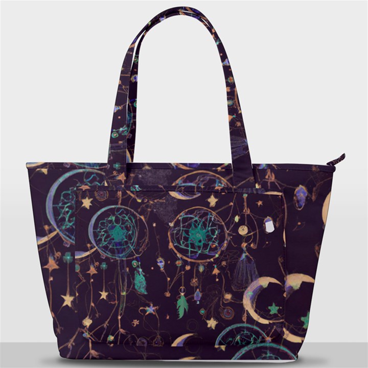 Bohemian  stars, moons, and dreamcatchers Back Pocket Shoulder Bag 