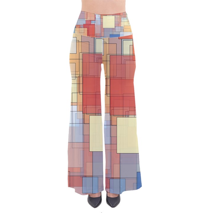 Art Abstract Rectangle Square So Vintage Palazzo Pants