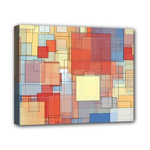 Art Abstract Rectangle Square Canvas 10  X 8  (stretched)