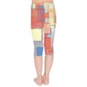 Art Abstract Rectangle Square Kids  Capri Leggings  View2