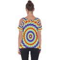 Mandala Kaleidoscope Background Cut Out Side Drop Tee View2