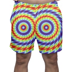 Mandala Kaleidoscope Background Men s Shorts by Ravend