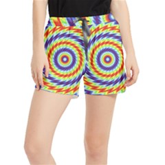 Mandala Kaleidoscope Background Women s Runner Shorts by Ravend