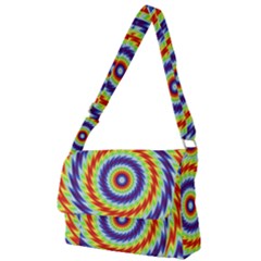 Mandala Kaleidoscope Background Full Print Messenger Bag (l) by Ravend