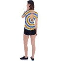 Mandala Kaleidoscope Background Back Circle Cutout Sports Tee View2