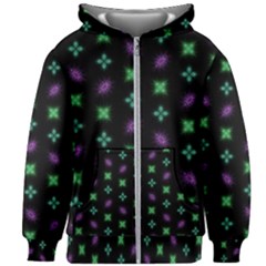 Pattern Background Bright Pattern Kids  Zipper Hoodie Without Drawstring by Ravend