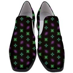 Pattern Background Bright Pattern Women Slip On Heel Loafers by Ravend