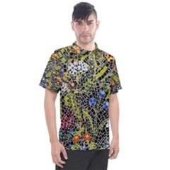 Mosaic Background Pattern Texture Men s Polo Tee by Ravend