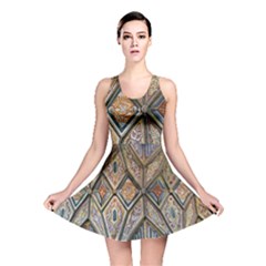 Church Ceiling Mural Architecture Reversible Skater Dress