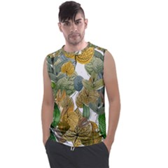 Sheet Autumn Color Drawing Men s Regular Tank Top by Ravend