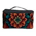 Flower Pattern Modern Floral Cosmetic Storage View1