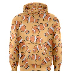 Fish Clownfish Orange Background Men s Core Hoodie by Ravend