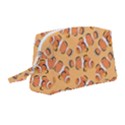 Fish Clownfish Orange Background Wristlet Pouch Bag (Medium) View1